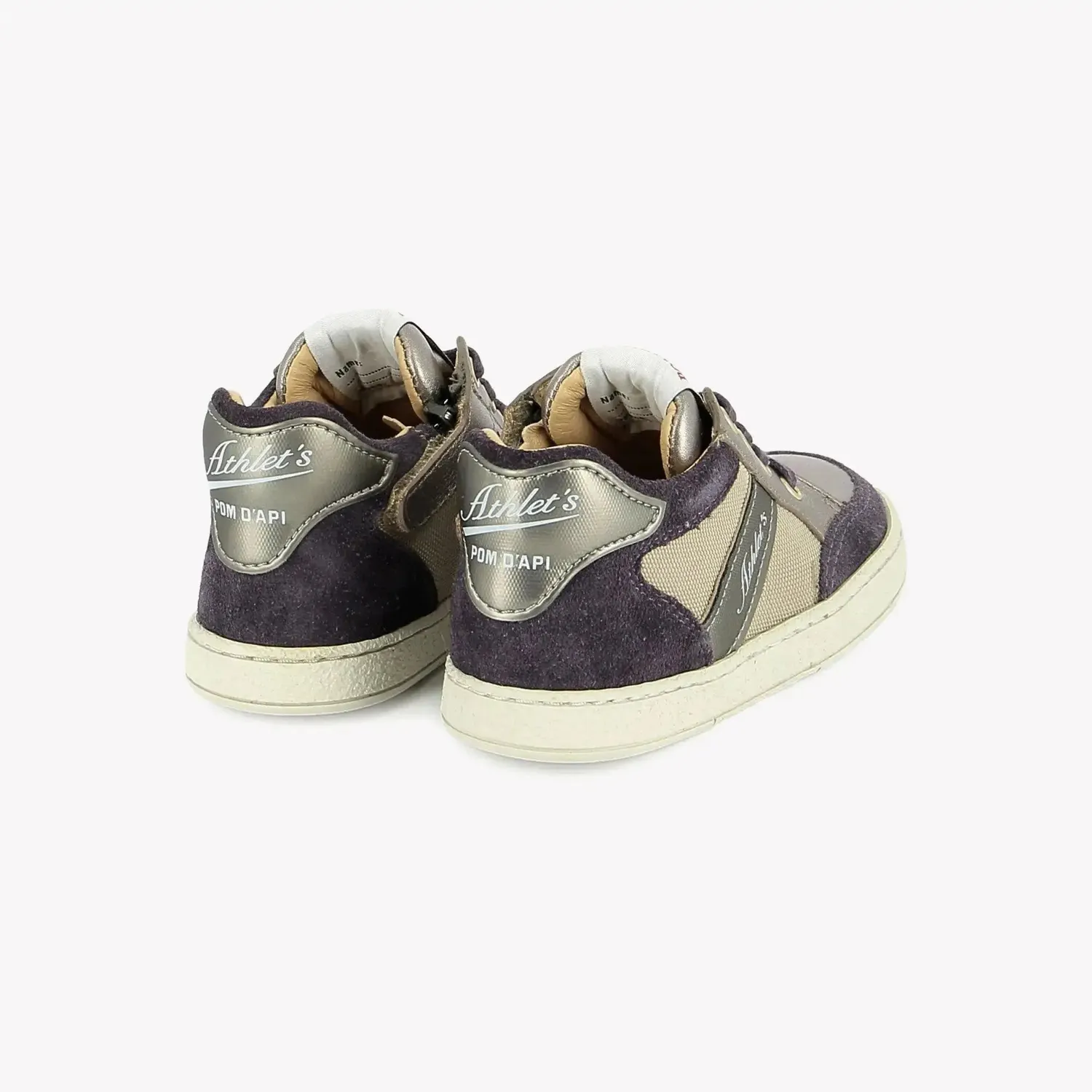 10is Mousse Racing baskets cuir fille
