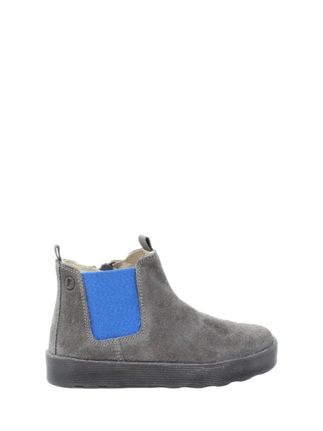 Falcotto Tarbell bottine garçon daim zip