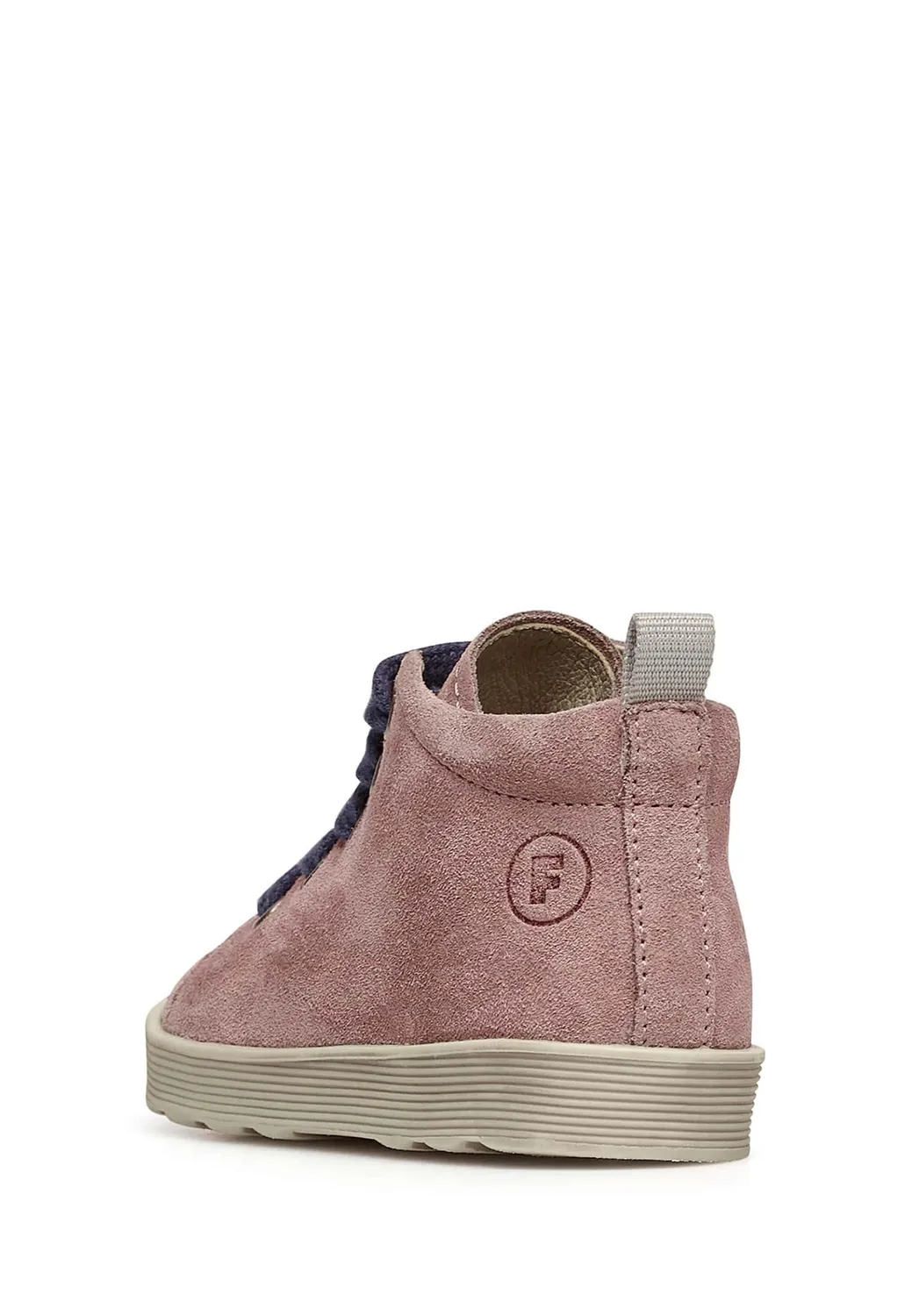 Falcotto baskets suède cheville rembourrée cuir