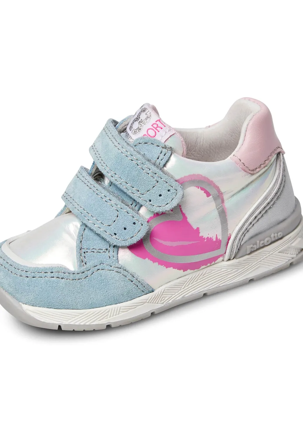 Falcotto Belle sneaker fille suède velcro