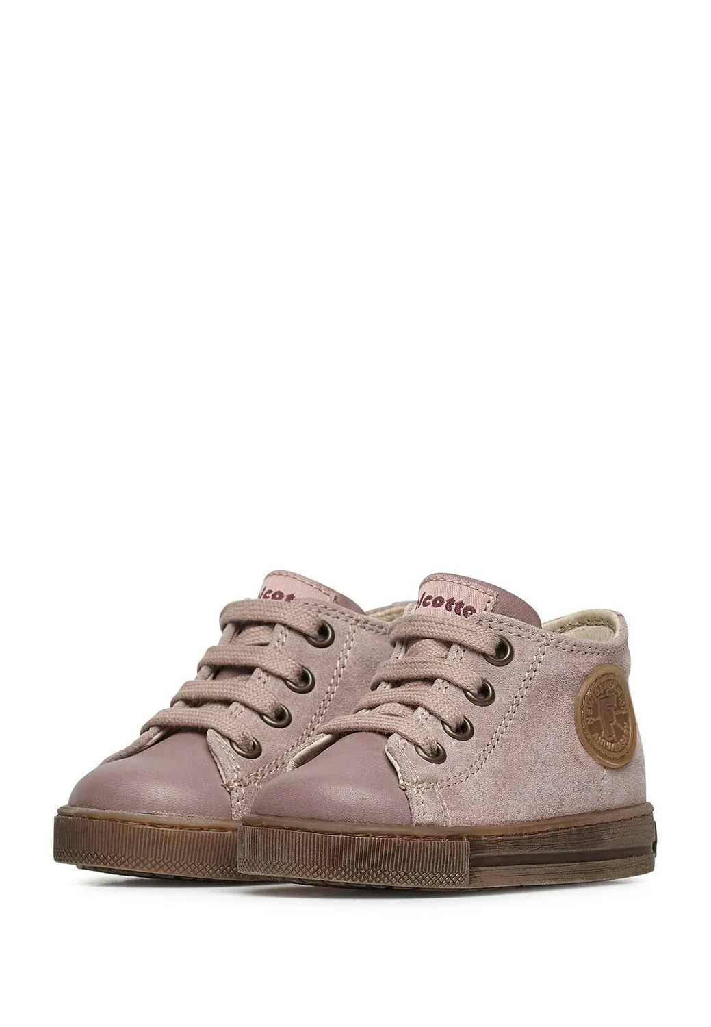 Falcotto Magic baskets fille cuir rose