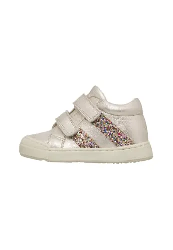 Falcotto Baskets Cuir Enfant Scratch Brillant