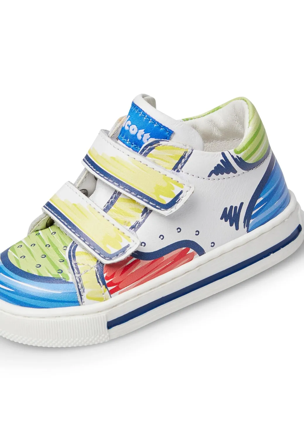Falcotto FLAURRY VL baskets en cuir Blanc