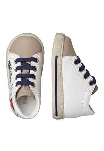 Falcotto Pien baskets cuir gris blanc 24