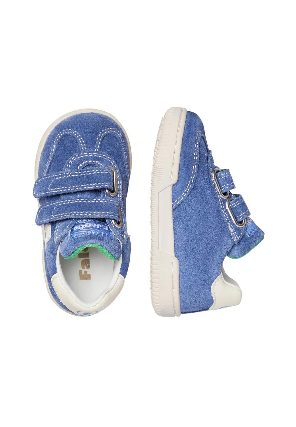 Falcotto baskets cuir suède premiers pas