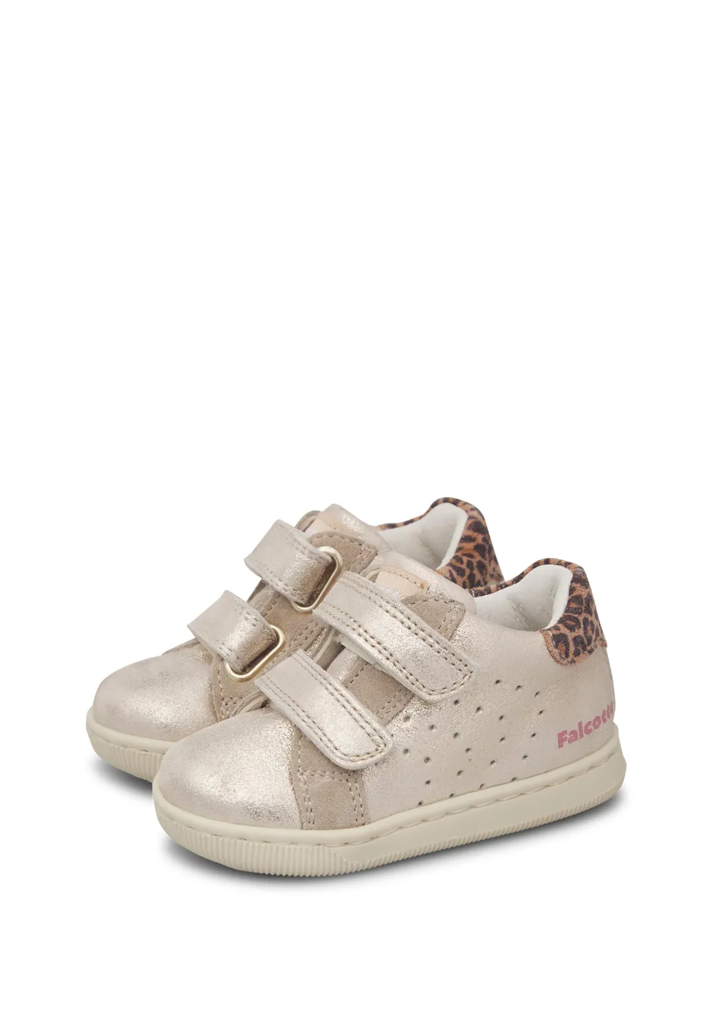 Falcotto Baskets Cuir Suède Enfant Scratch