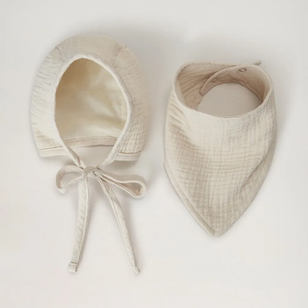 BabyMocs Muslin Drool Bib bavoir museline coton bio