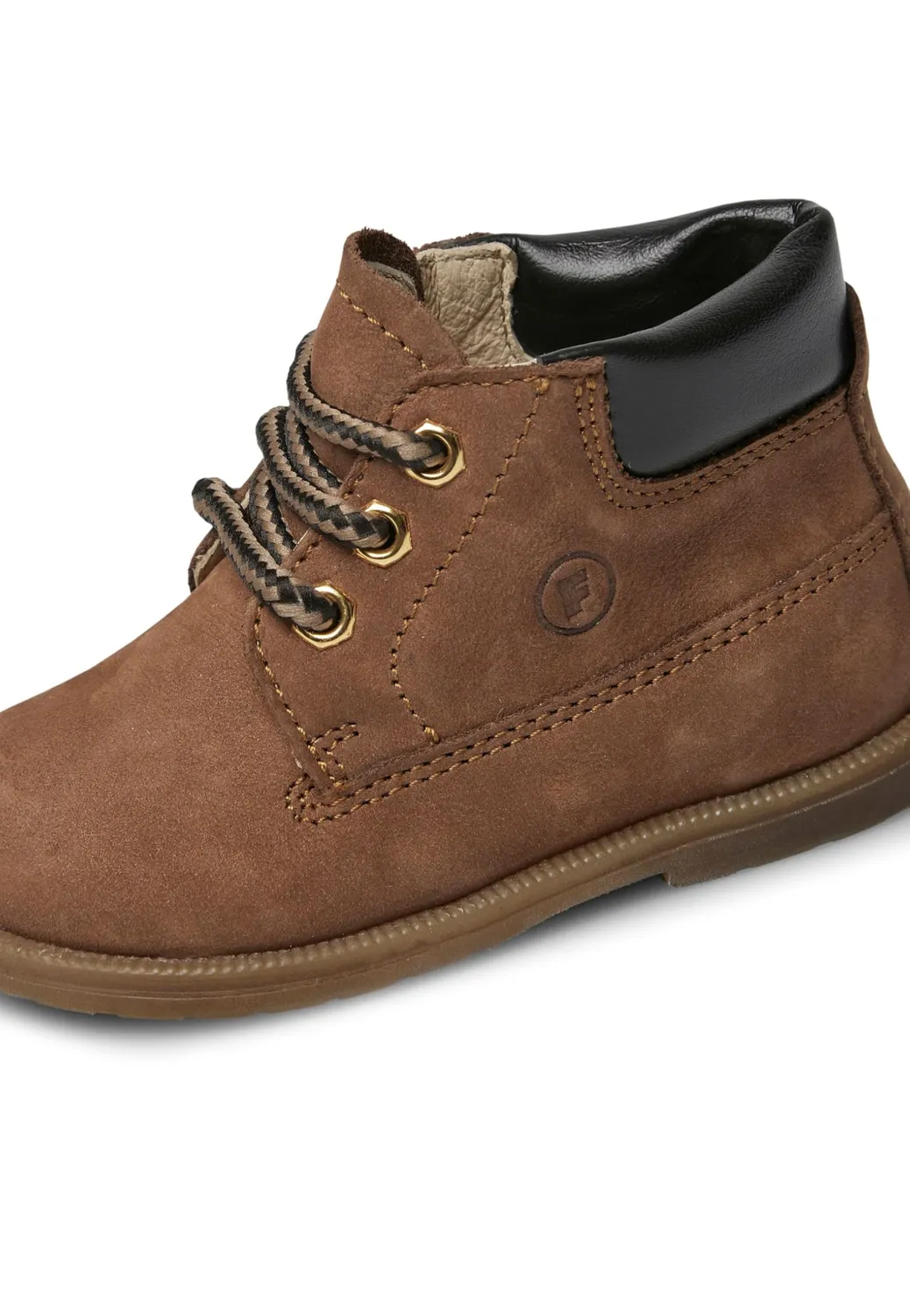 Falcotto Bouquetin bottines garçon nubuck lacets