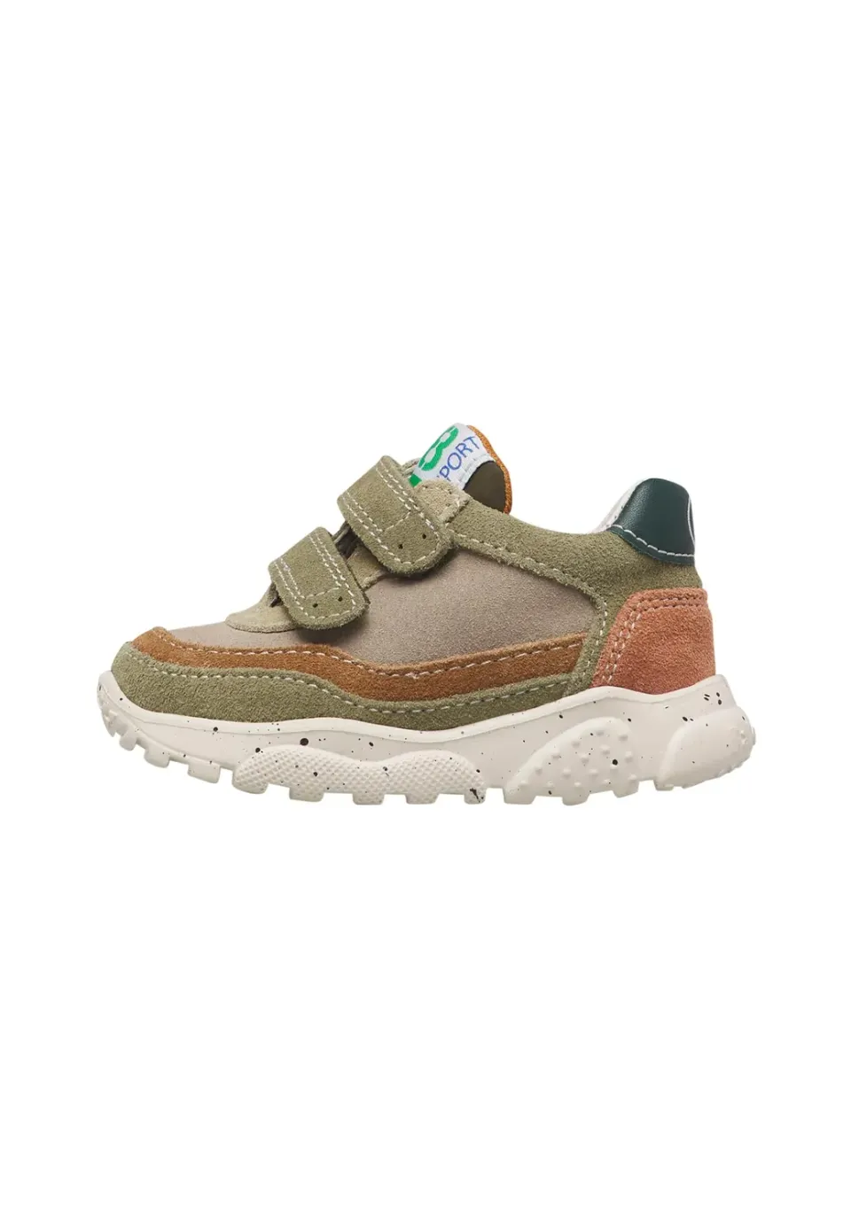 Falcotto Baskets en suède double velcro