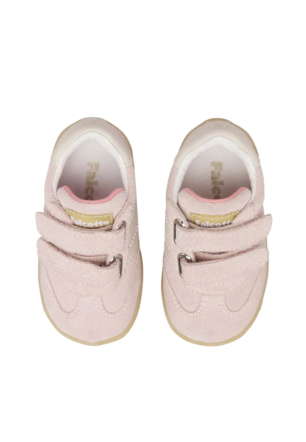 Falcotto Baskets Cuir et Suède Bébé Premiers Pas