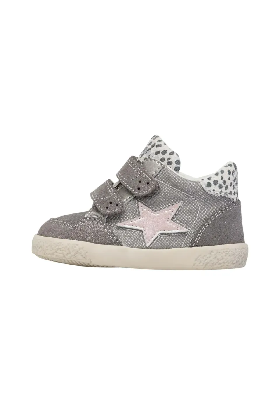Falcotto baskets cuir suède enfant velcro