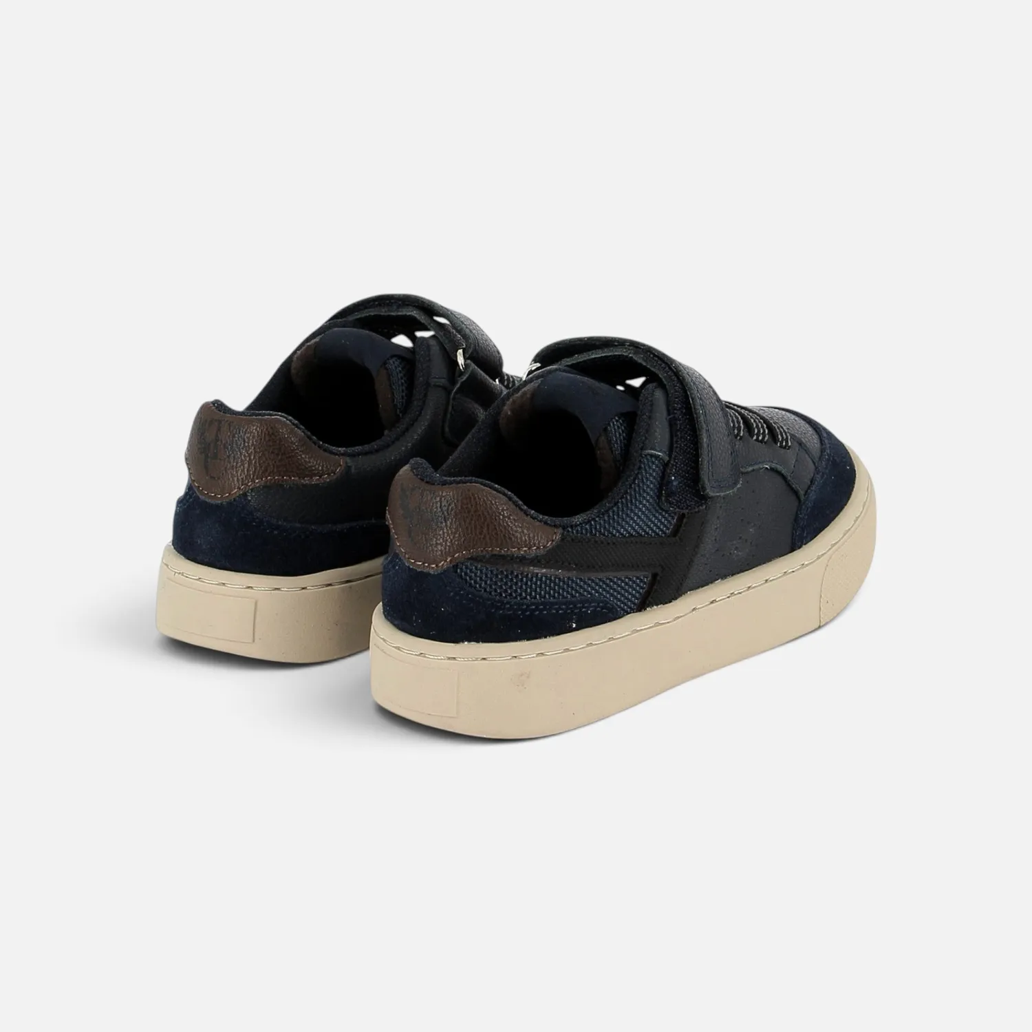 10is T&C 17 LACES baskets marine lacet élastique