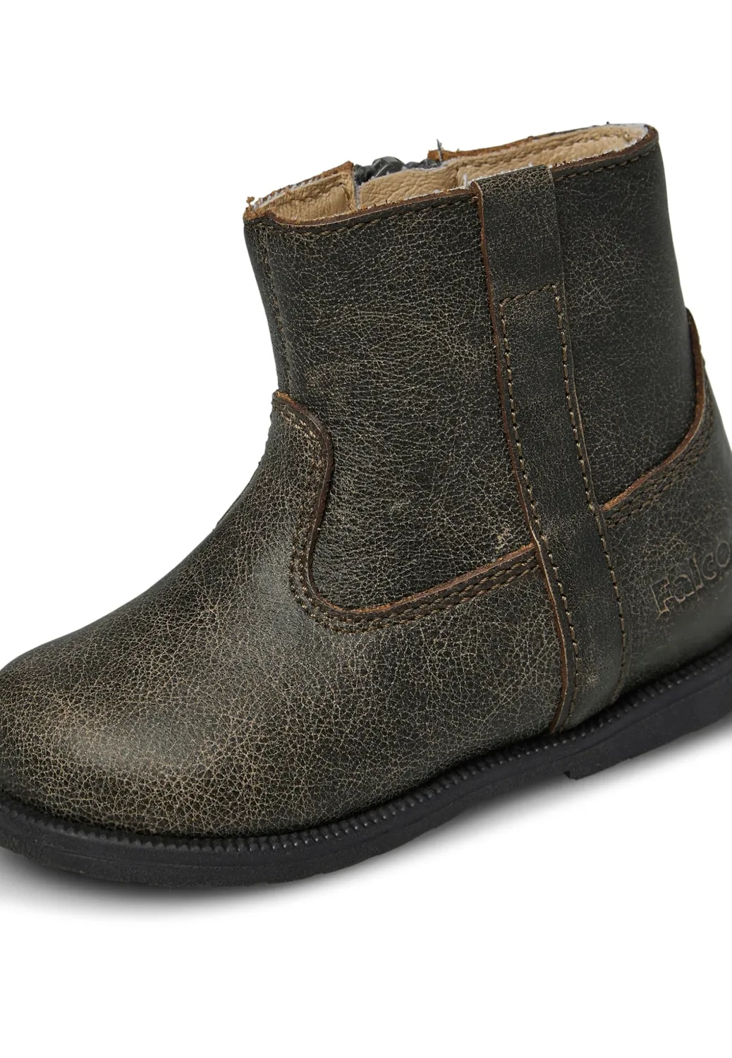 Falcotto Shire bottines cuir enfant lacets