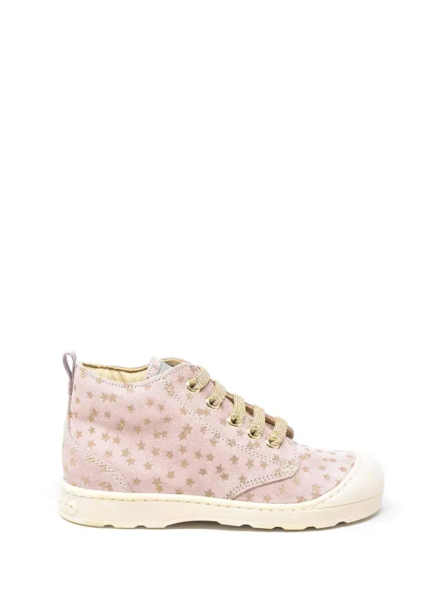 Falcotto Polonais 2017184 06 ballerines montantes Rose