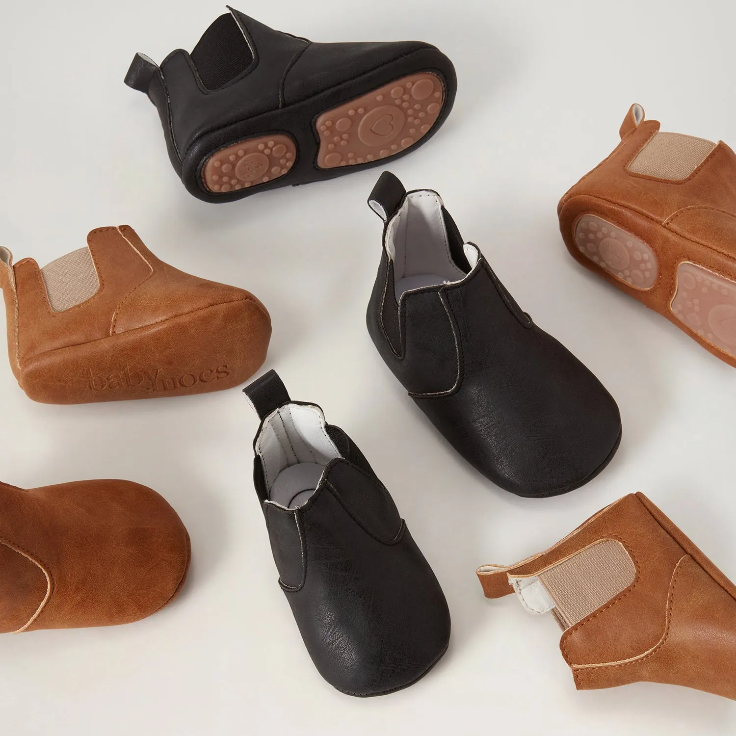 BabyMocs Little Wonderland Bottines pieds nus vegan