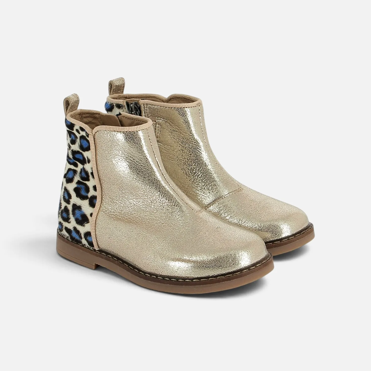 10is Trip Back bottines cuir bi-matière