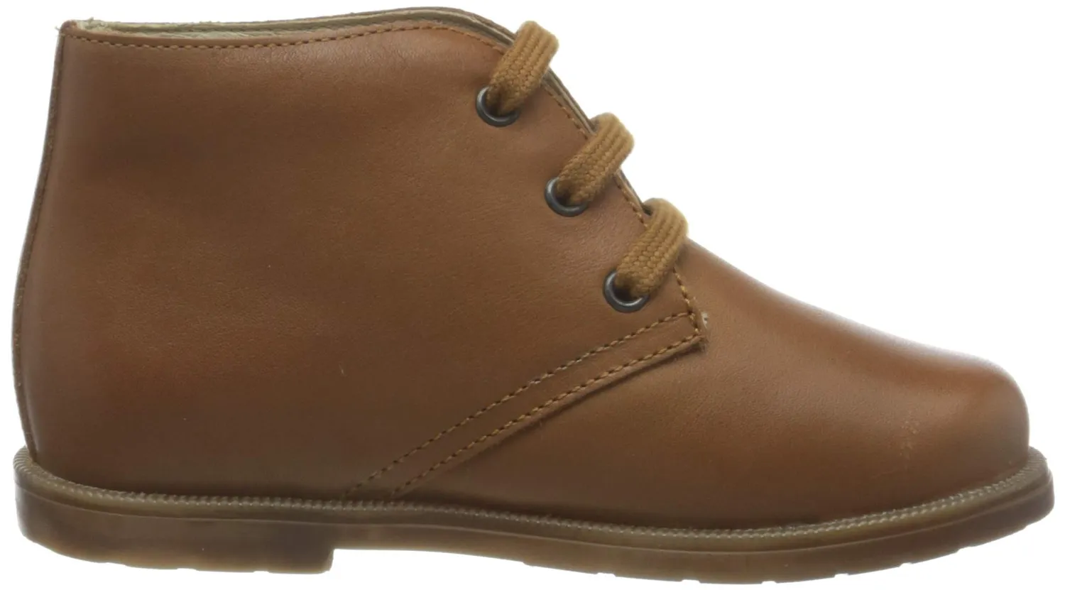 Falcotto Fox baskets montantes bébé cuir cognac premiers pas