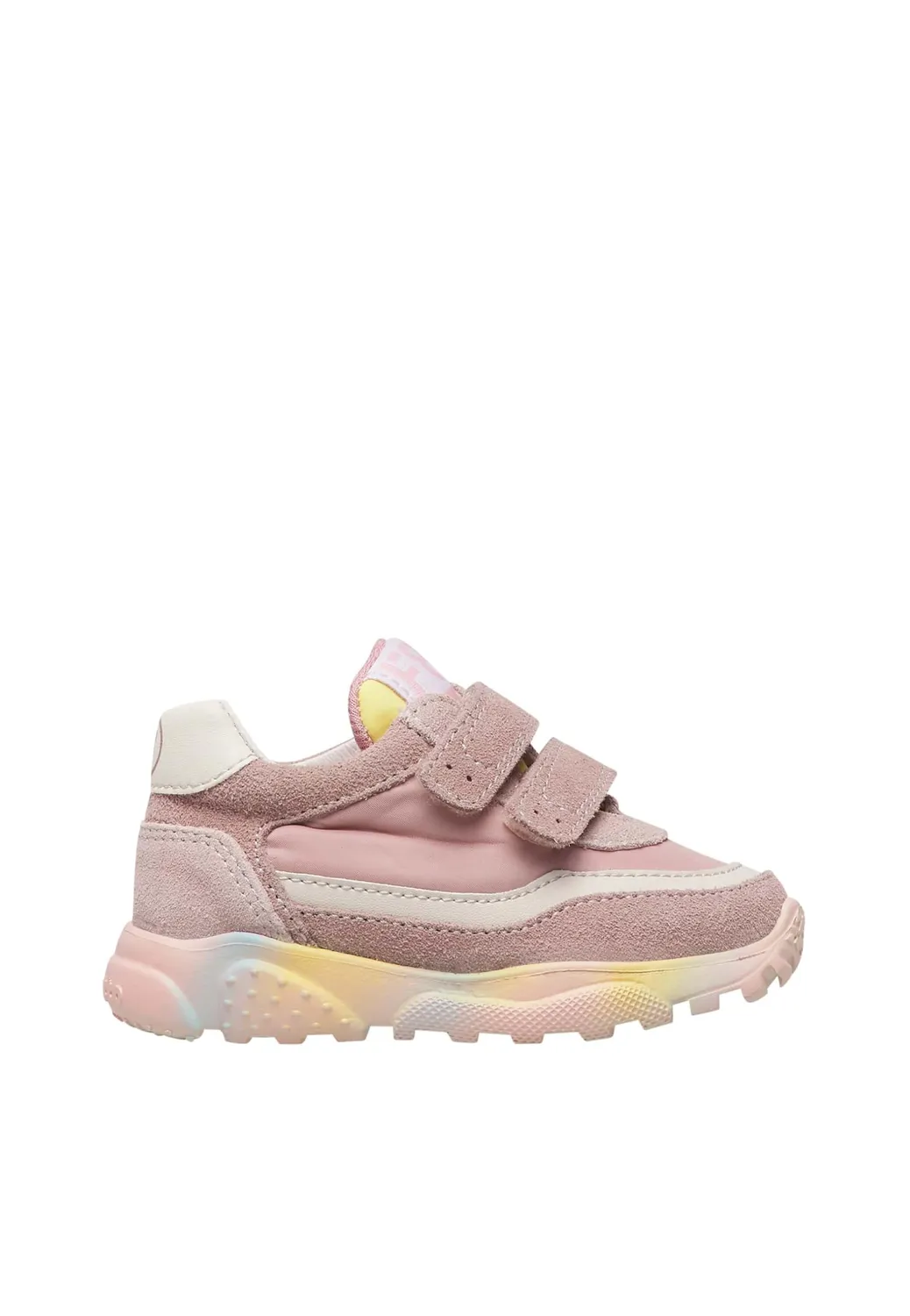 Falcotto Baskets Suède Tissu Bébé Double Velcro