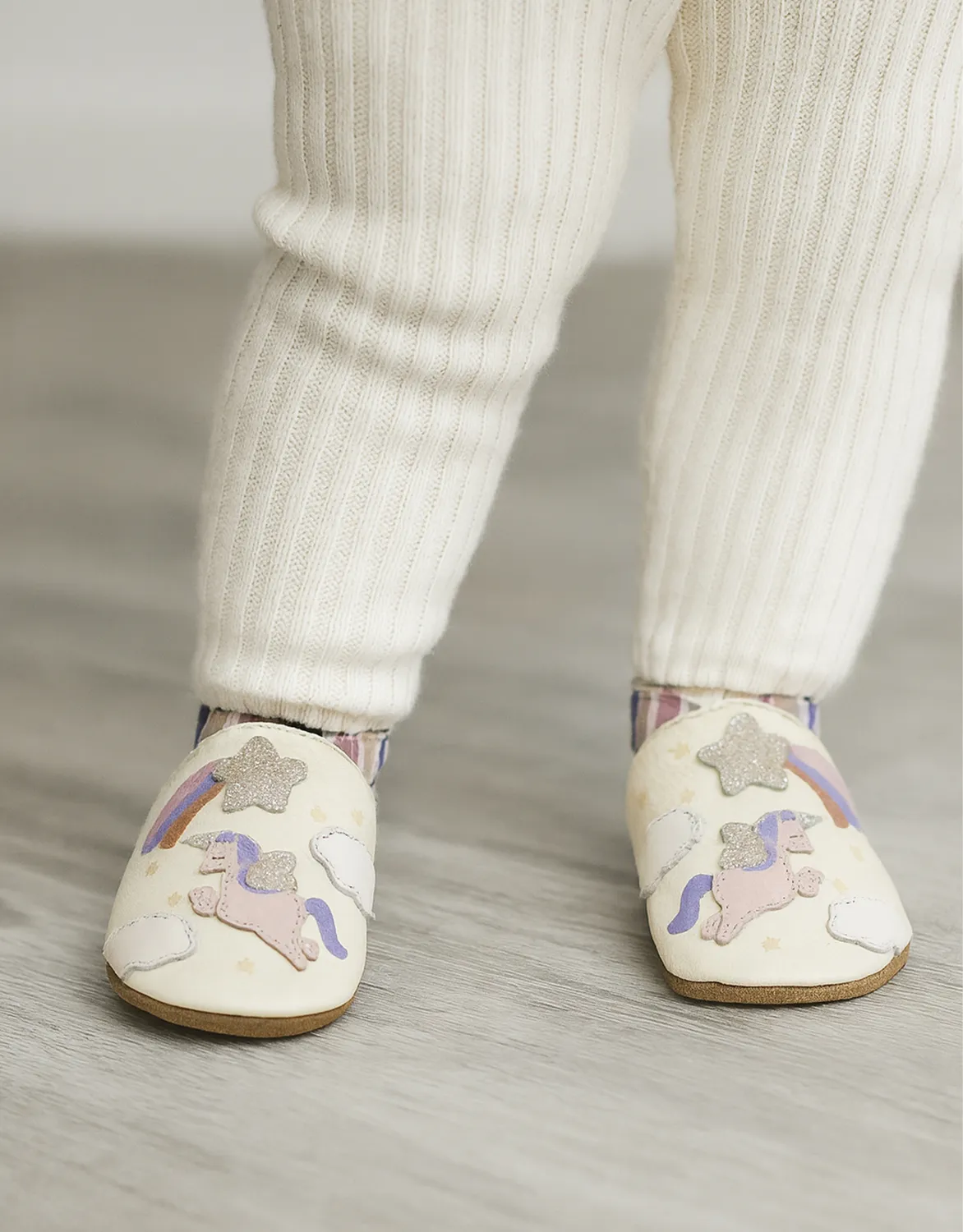 ROBEEZ Born to Shine Soft Soles chaussons en cuir