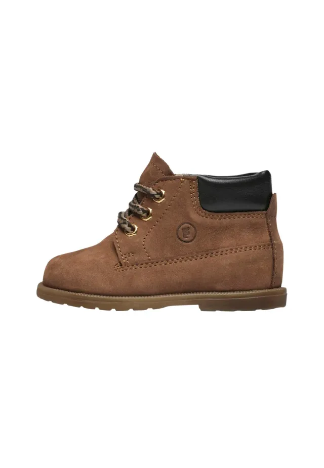 Falcotto Bouquetin bottines garçon nubuck lacets
