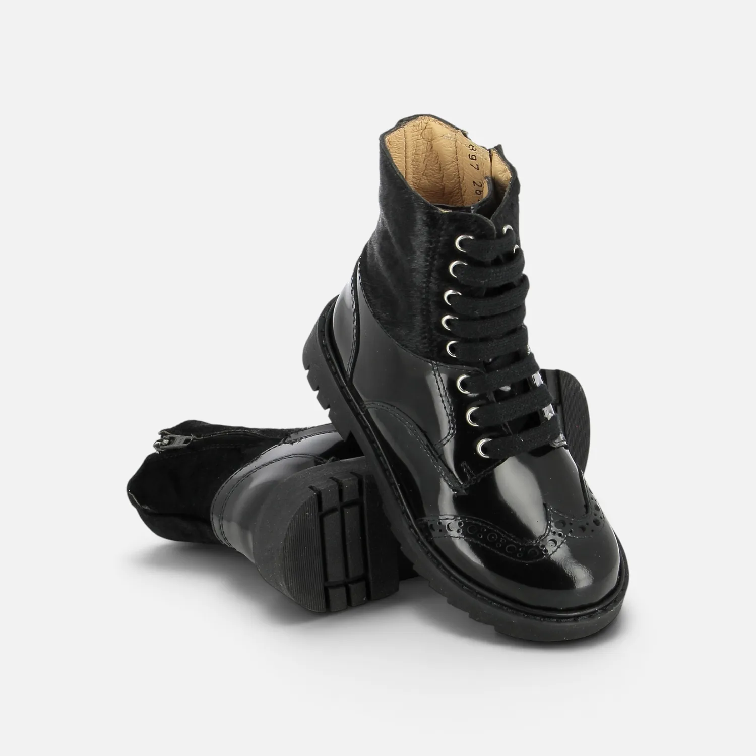 10is SID HI DERBY boots cuir