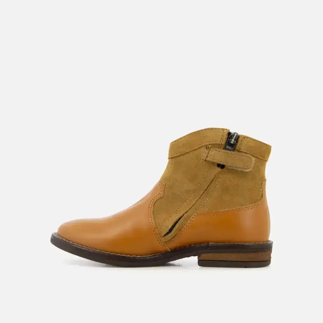 10is Billy Ferns SL bottine camel zip