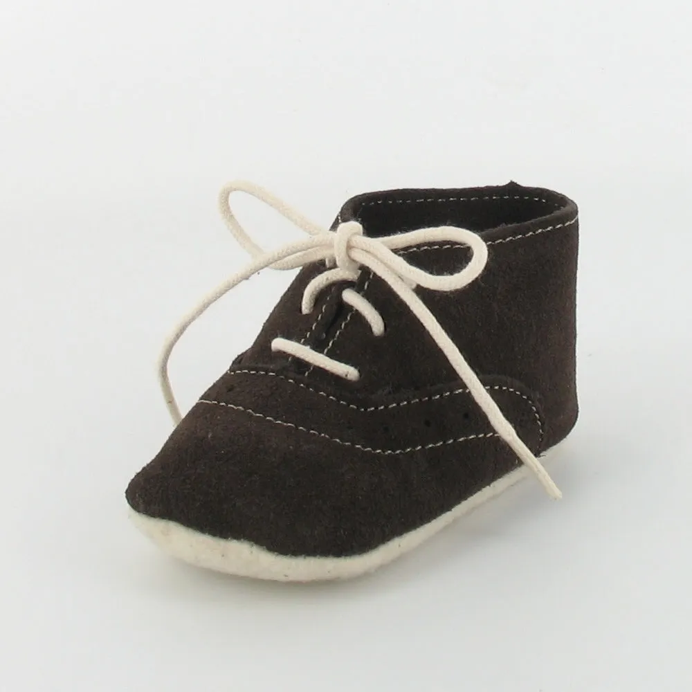 Le Petit Fils du Cordonnier Diese chausson bébé semi-montant cuir