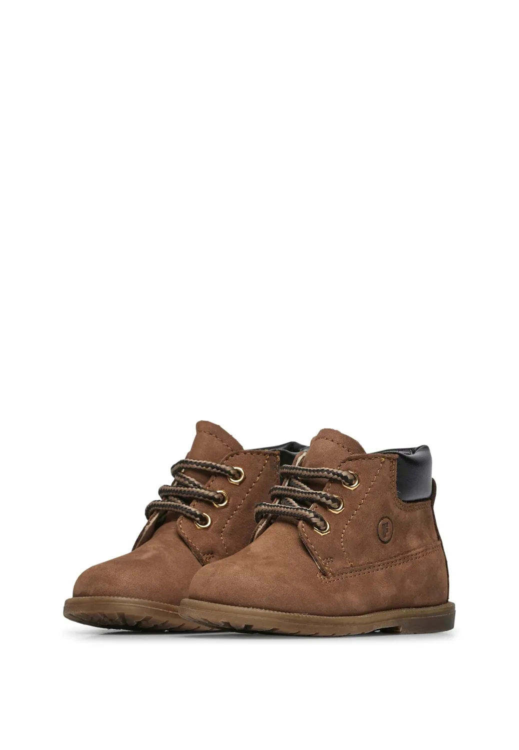 Falcotto Bouquetin bottines garçon nubuck lacets