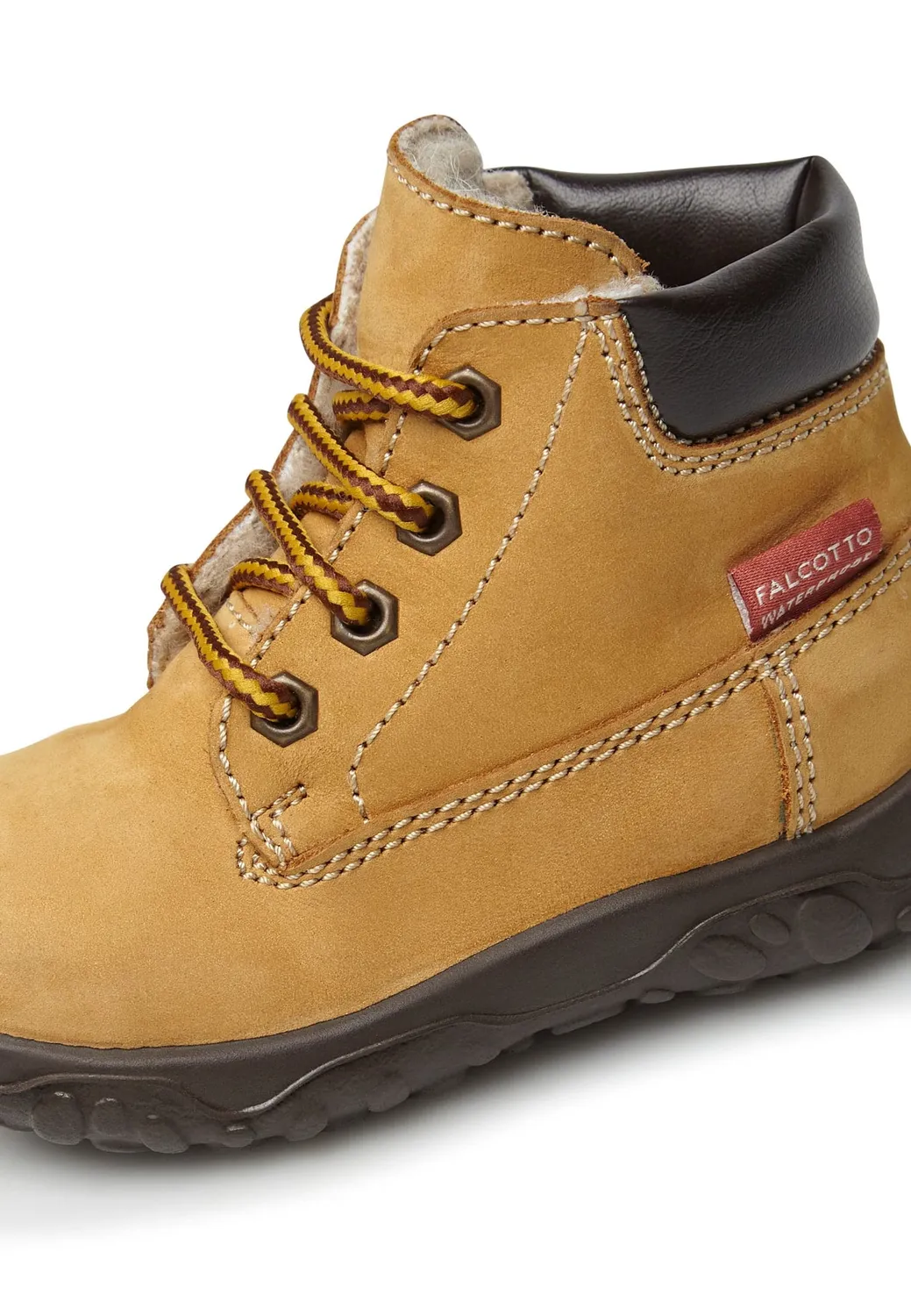 Falcotto Toc bottines nubuck semelle épaisse doublé cuir