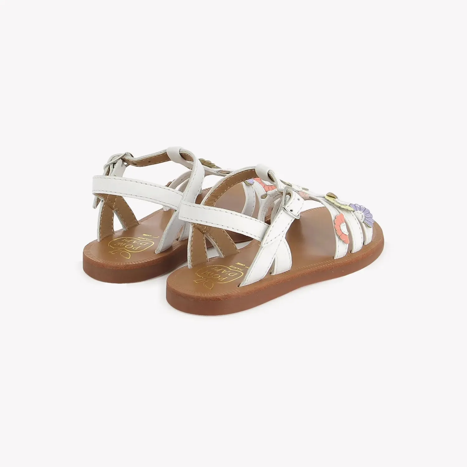 10is Plagette Multi Daisy Sandale été cuir