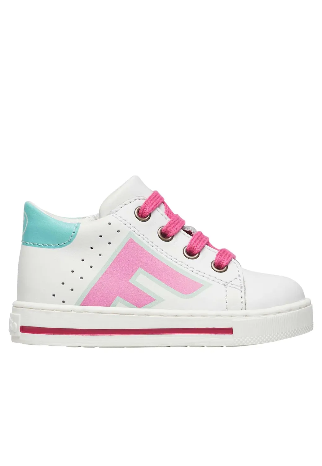 Falcotto Solsal 2 Zip baskets cuir bicolores