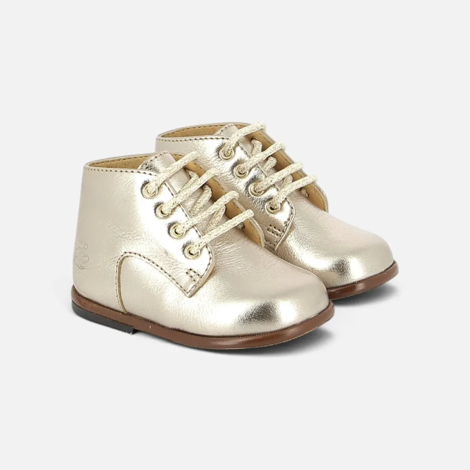 10is T&C 1 Derby chaussures premiers pas cuir