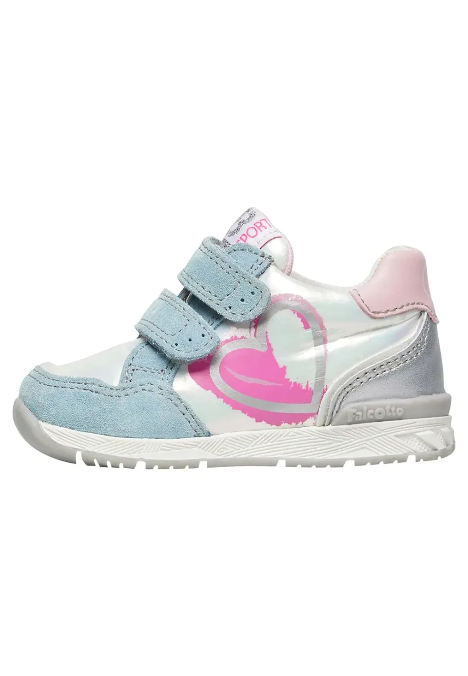 Falcotto Belle sneaker fille suède velcro