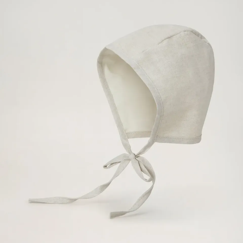 BabyMocs Linen Bonnet bonnet bébé lin coton