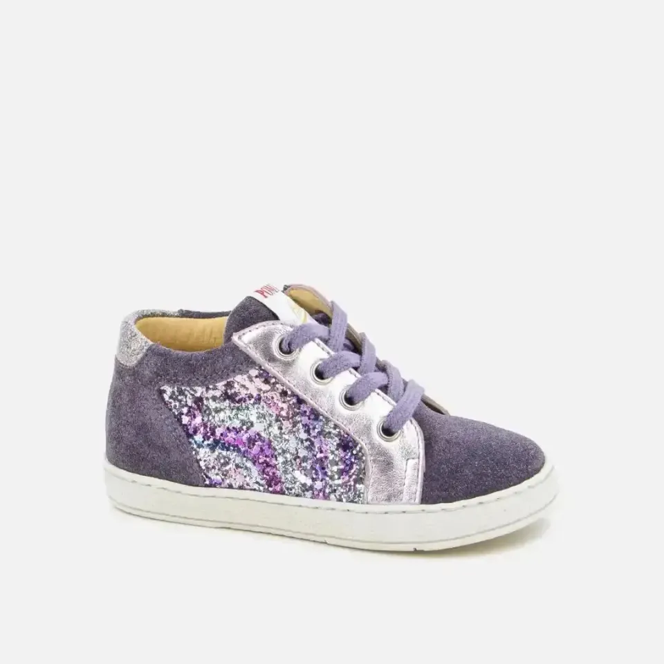 10is Mousse Zip Top basket premiers pas violet