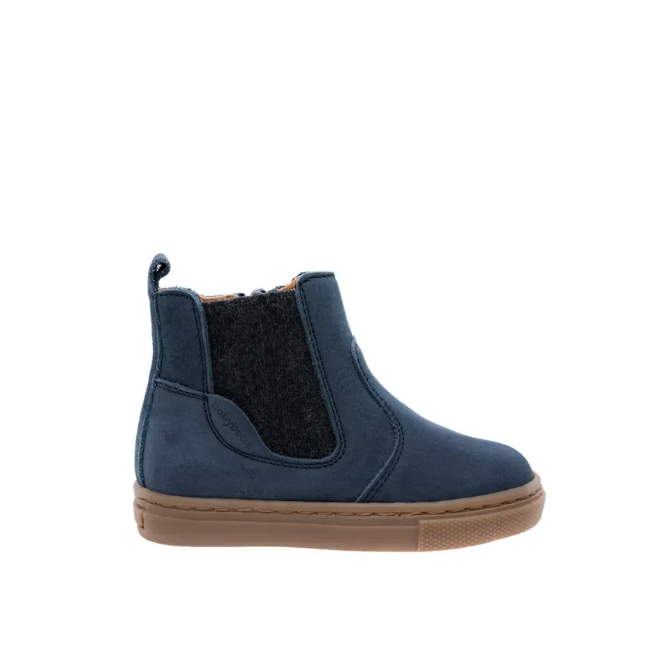 Babybotte Arnaud bottine garcon zip nubuck