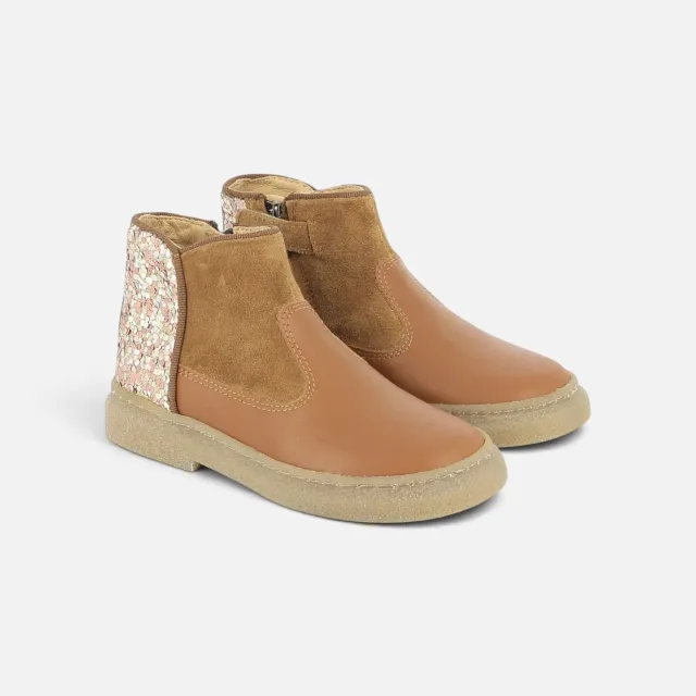 10is Trix Back Nap-Vel-Gli bottine cuir souple