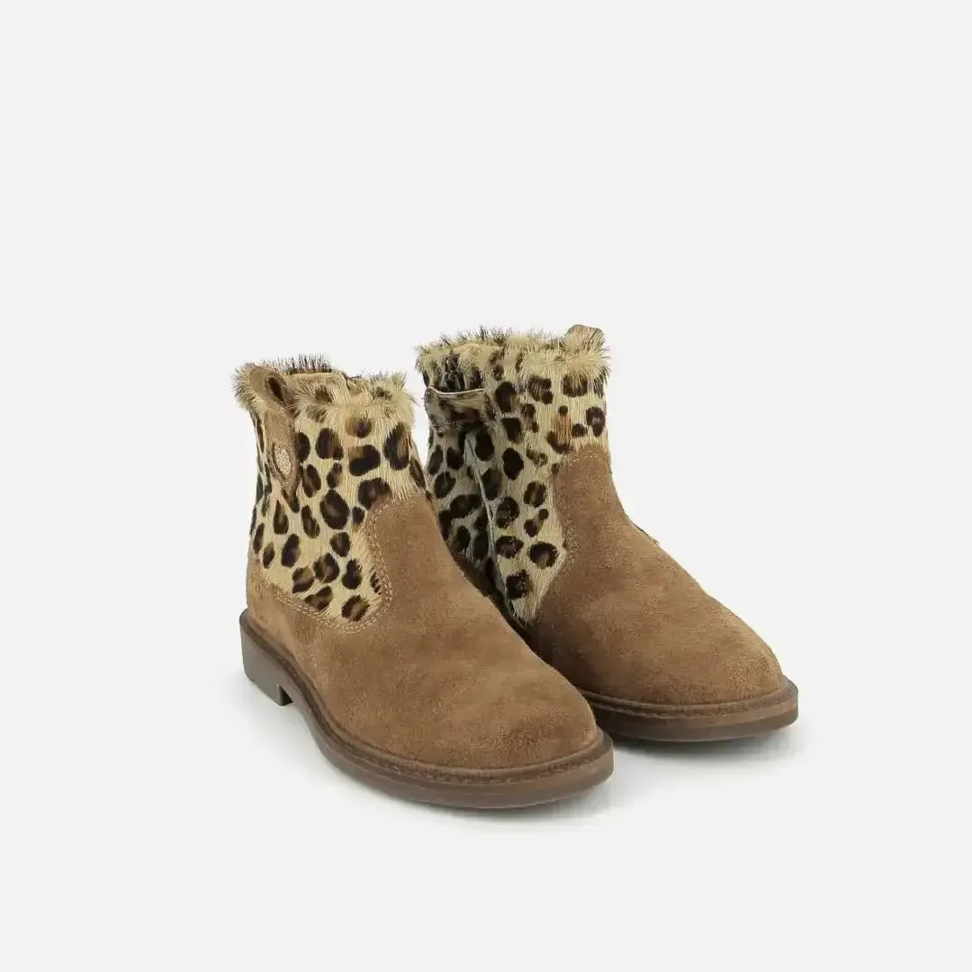 10is Sister Boot Cover bottine fille velours zip