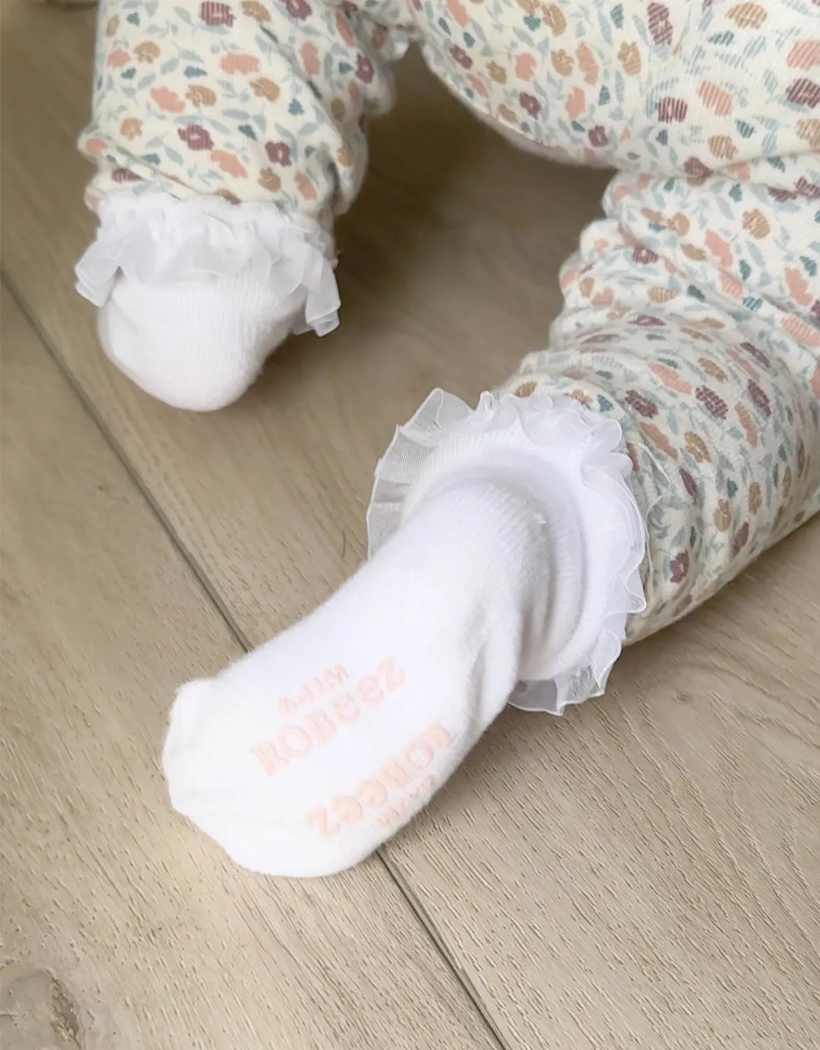 Robeez Baby Girl Socks chaussettes bébé lot de 3 rose