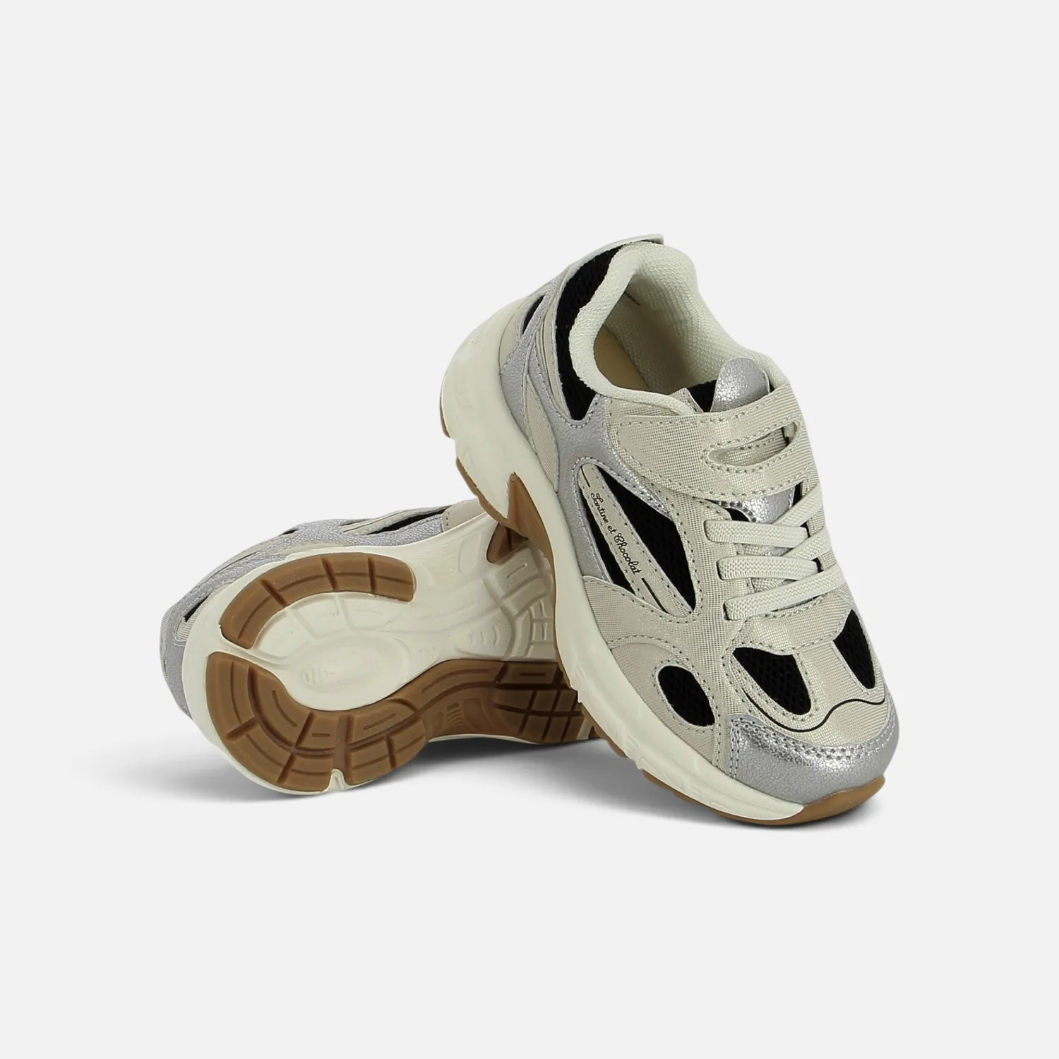 10is TC Sneak Jog basket compensée bi-matière