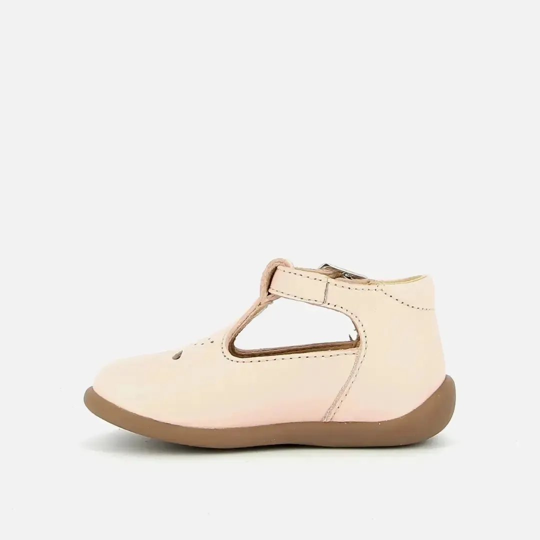 10is STAND-UP SALOME chaussures premiers pas rose clair cuir