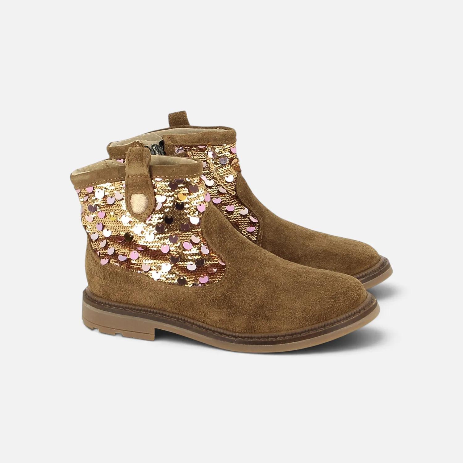 10is Sister Sequin bottine velours-sequin