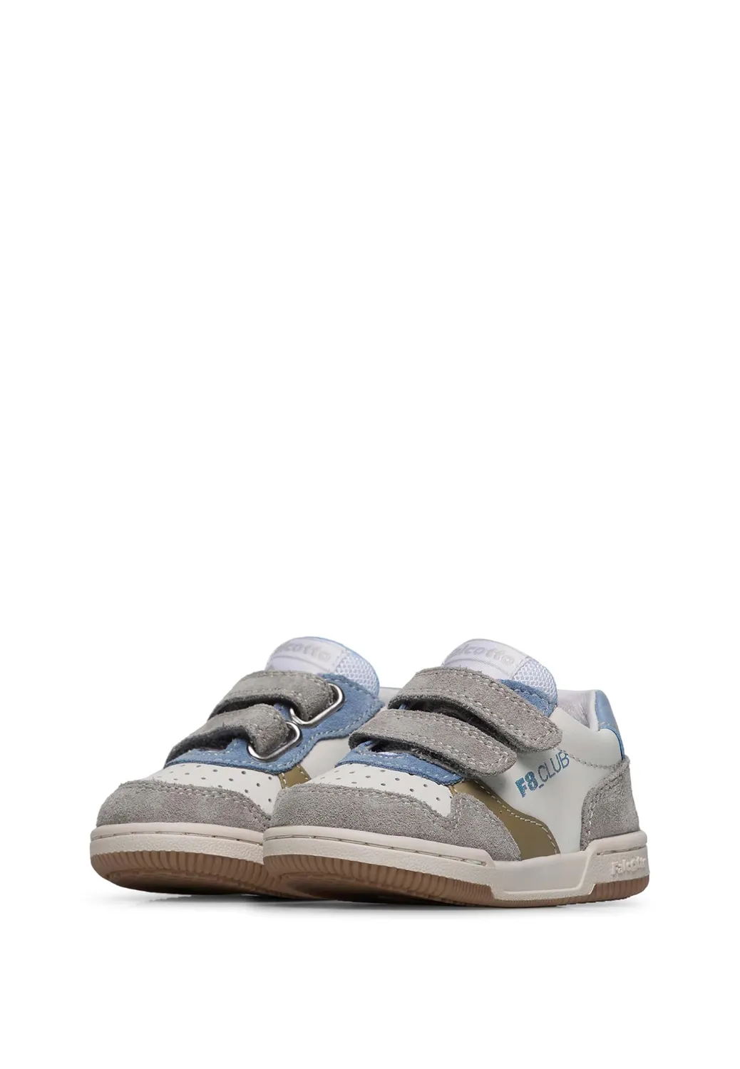 Falcotto Bounce VL baskets garçon cuir scratch