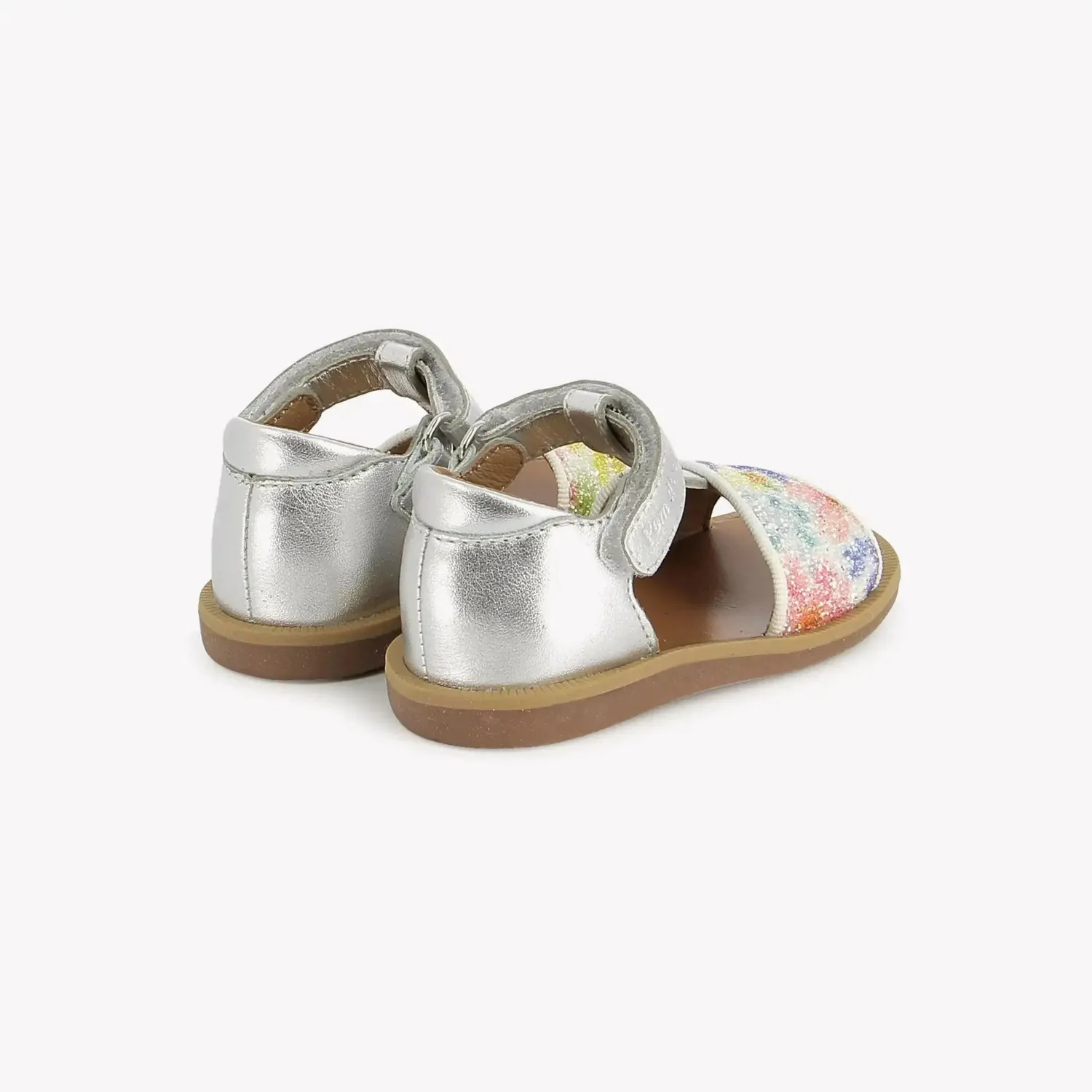 10is Poppy Tao Easy Lam-Gli Silver-Multi sandales fille