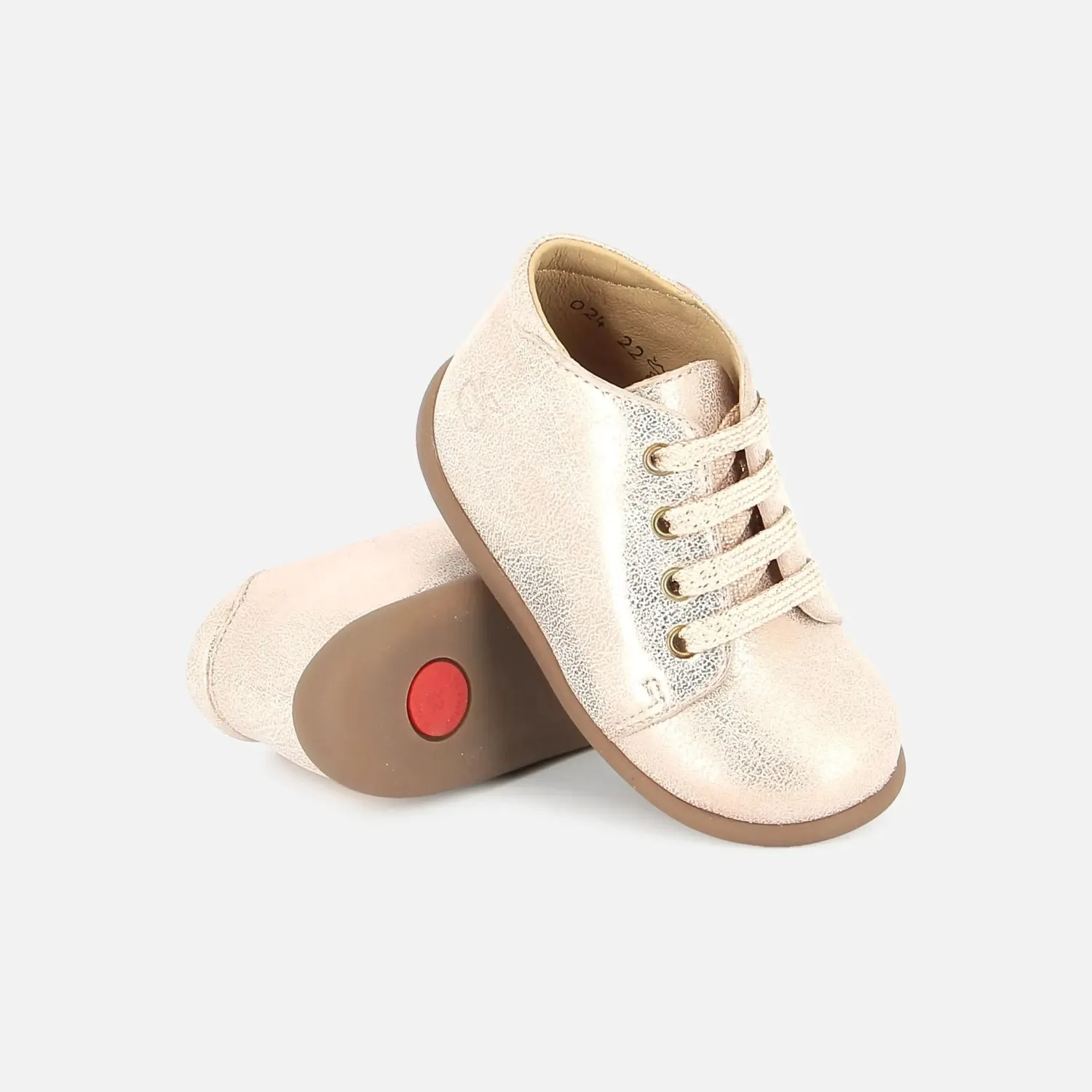10is Stand-Up Bottine chaussures premiers pas cuir