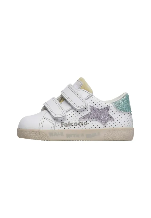 Falcotto Baskets en Cuir et Tissu sneakers scratch