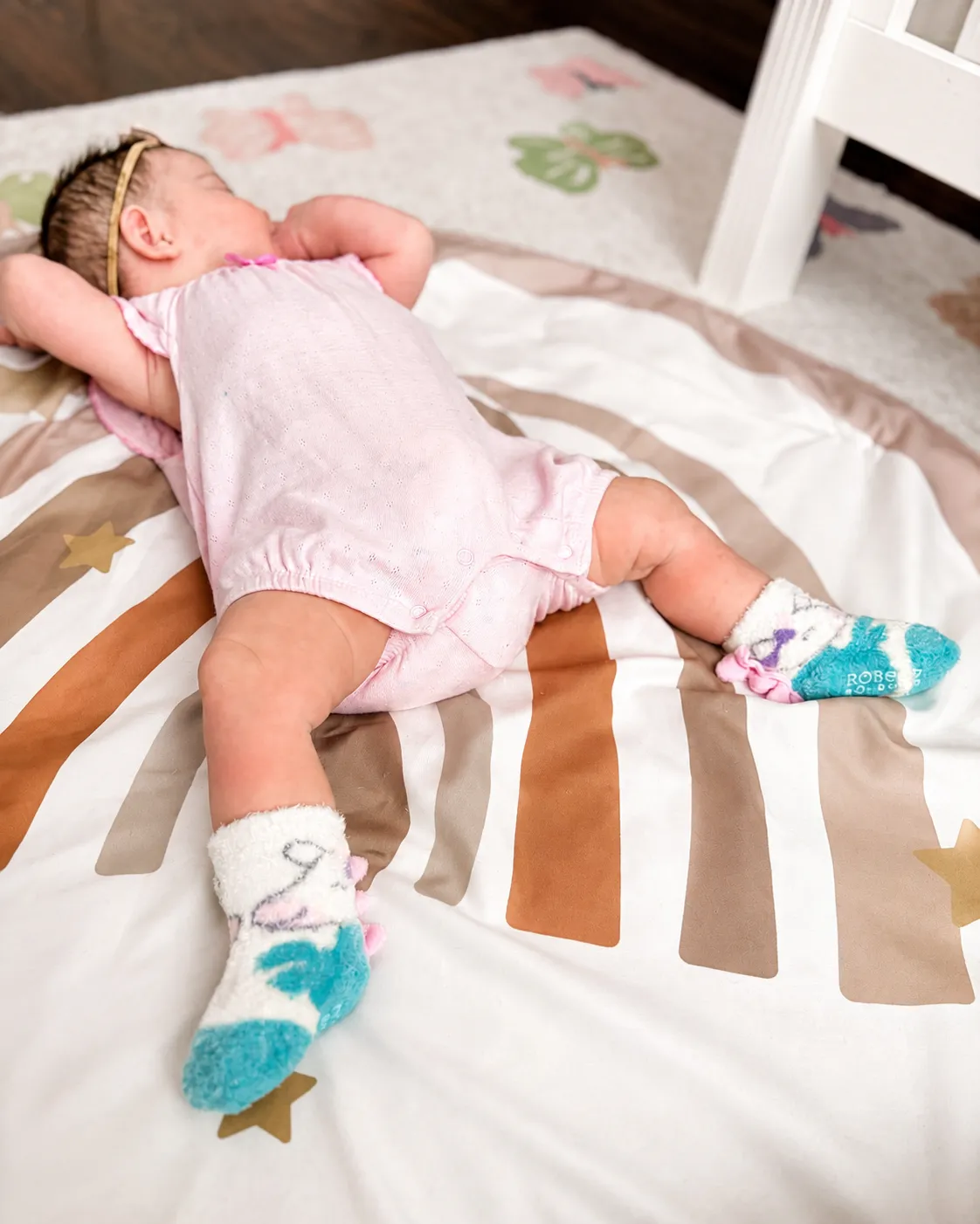 Robeez Unicorn Girl chaussettes bébé 3 paires pastel licorne