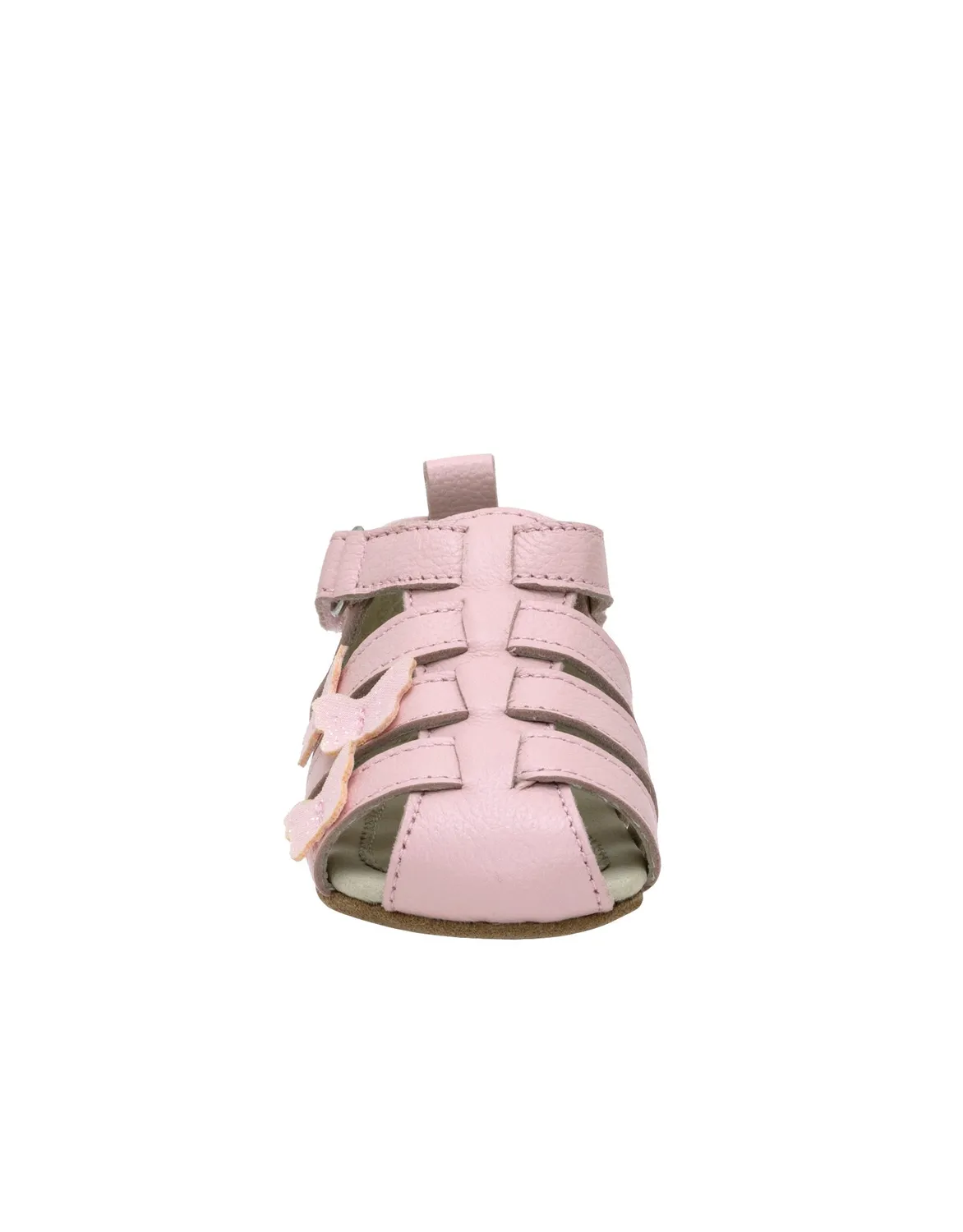Robeez Mariposa First Kicks sandales premiers pas rose clair cuir