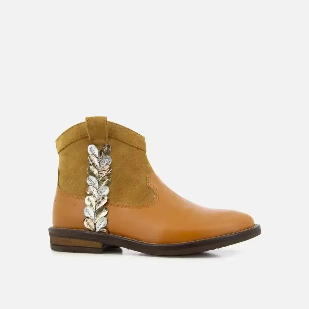10is Billy Ferns SL bottine camel zip