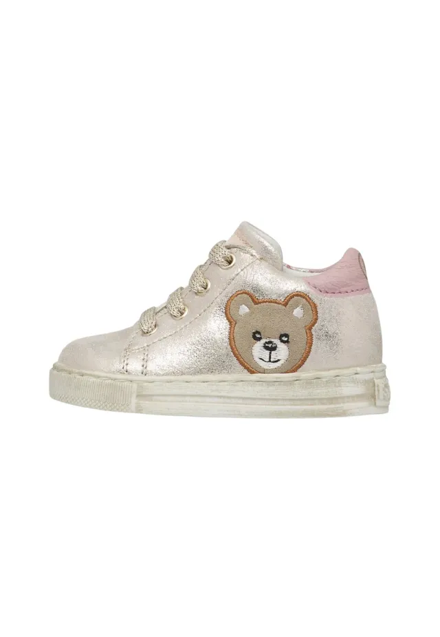 Falcotto Baskets Cuir Enfant Lacets
